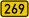 Bundesstraße 269 number.svg