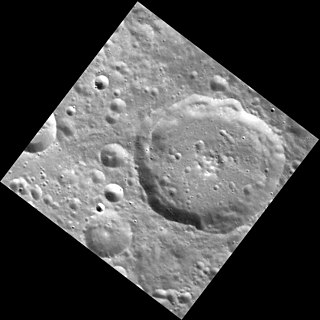 <span class="mw-page-title-main">Burns (crater)</span> Crater on Mercury