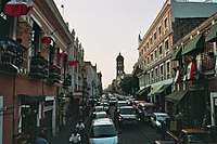 Historiska centrum i Puebla