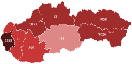 COVID-19-Ausbruchsfälle in der Slowakei.svg