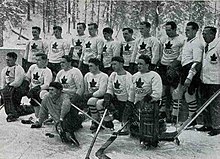 Foto der kanadischen Eishockeynationalmannschaft der Männer