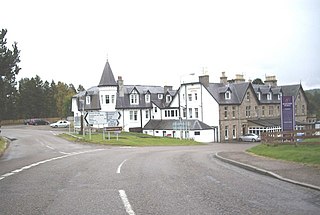 <span class="mw-page-title-main">Carrbridge</span> Village in Badenoch and Strathspey, Scotland