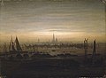 Greifswald im Mondschein, Caspar David Friedrich