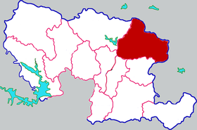 Localización de Fāngchéng Xiàn