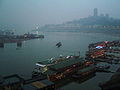 Yangtze River as seen from Chongqing, China