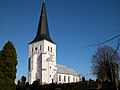 Sottrup Kirke (um 1200), Turm aus dem 14. Jh.
