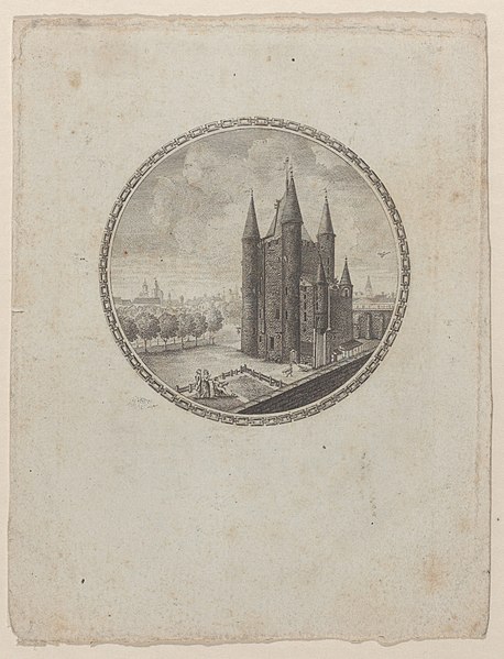 File:Circular view of the Conciergerie with hidden silhouettes of the Royal family in the clouds Met DP886281.jpg