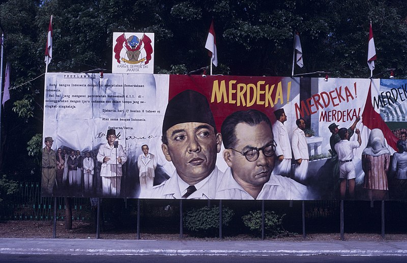 File:Collectie NMvWereldculturen, TM-20019405, Dia- Schildering ter gelegenheid van het 40-jarig jubileum van de viering van Onafhankelijkheidsdag, Henk van Rinsum, 08-1985.jpg