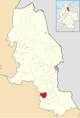 Locatie van Mutiscua