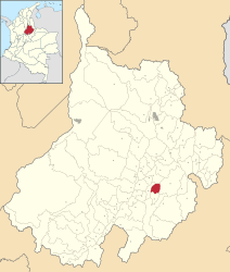 Valle de San José – Mappa