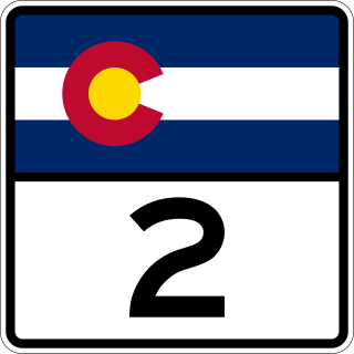 <span class="mw-page-title-main">Colorado State Highway 2</span> State highway in Colorado, United States