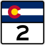 Thumbnail for Colorado State Highway 2
