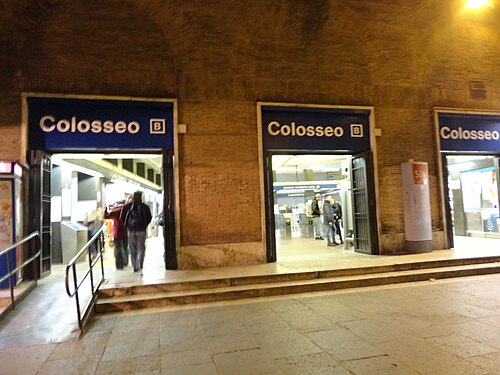 Colosseo Metro B Station