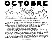 Consommé aux œufs pochés et au fromage (Ali-Bab, 1932).