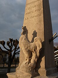 Monumento a los muertos en la Primera Guerra Mundial
