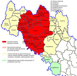 <span class="mw-page-title-main">Cremasque Territory</span> Geographical area in Lombardy, Italy