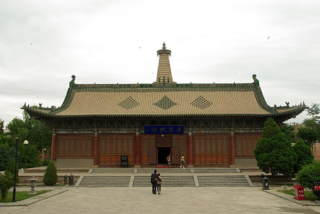 The Dafo Temple, site of the largest reclining Buddha in China.