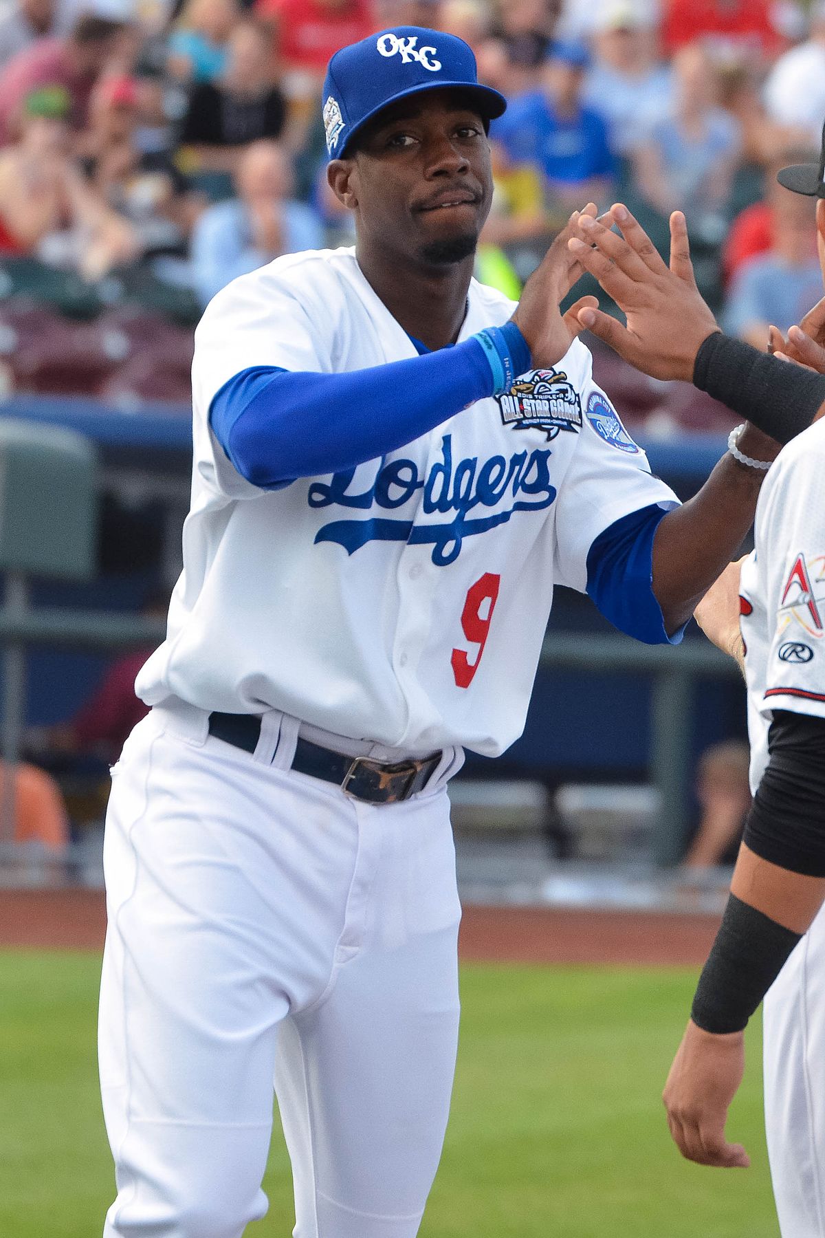 Darnell Sweeney Dodgers Team Issue Batting Practice Jersey #80 MLB