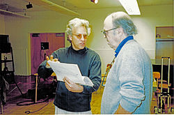 David Arden with Earle Brown in recording session.jpg