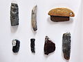 samples of the different tools found at Seegubel