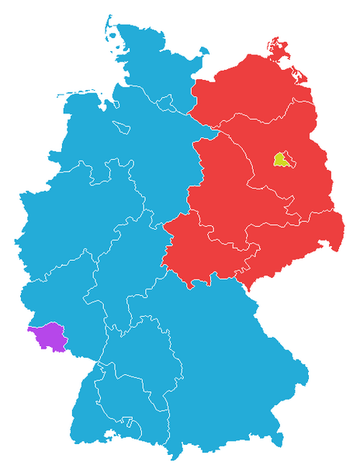 List of leaders of administrative divisions of East Germany