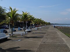 Dipolog Boulevard walkway and benches