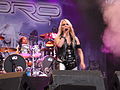 Doro Pesch performing at Norway Rock Festival in 2009