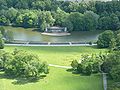 The open air stage in the middle of the Seebühne Buschmühlenteich (The Forest-of-the-mills pond)