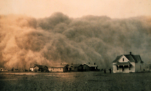 The Dust Bowl phenomenon of the 1930s, as documented by Ken Burns in The Dust Bowl (2012), served as inspiration for the blight.