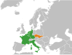 1957-1972 (traité de Rome) avec frontières