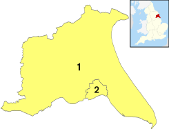 East Riding of Yorkshire numbered districts.svg