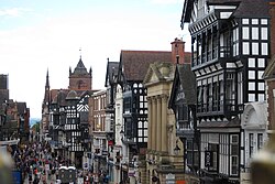 Eastgate Street from the City Wall.JPG