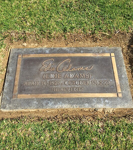 File:Edie Adams Grave.JPG