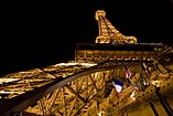 The Eiffel Tower of the Paris Las Vegas Hotel and Casino.