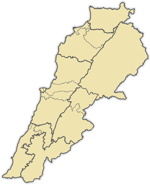 File:Electoral district of Lebanon (2017 Vote Law).png