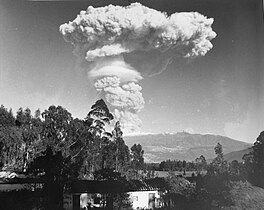 Eruption in 1999, Pichincha Volcano