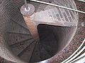Español: Escalera caracol usada para mantenimiento en la Torre de Jesús dentro de la Catedral de La Plata, Provincia de Buenos Aires, Argentina.