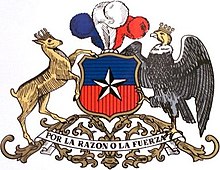 Chilean Coat of Arms, designed by Charles C. Wood Taylor. Escudo de Chile.jpg