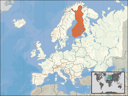 Finlandia - Localizzazione