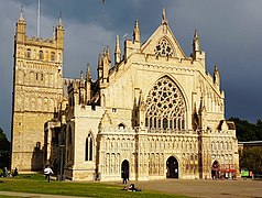 Catedral de Exeter (1112-1400), ejemplo de gótico decorado