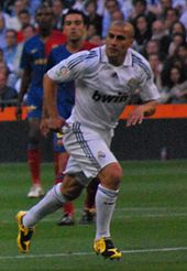 Fabio Cannavaro playing for Real Madrid in 2009 Fabio Cannavaro Real Madrid.jpg