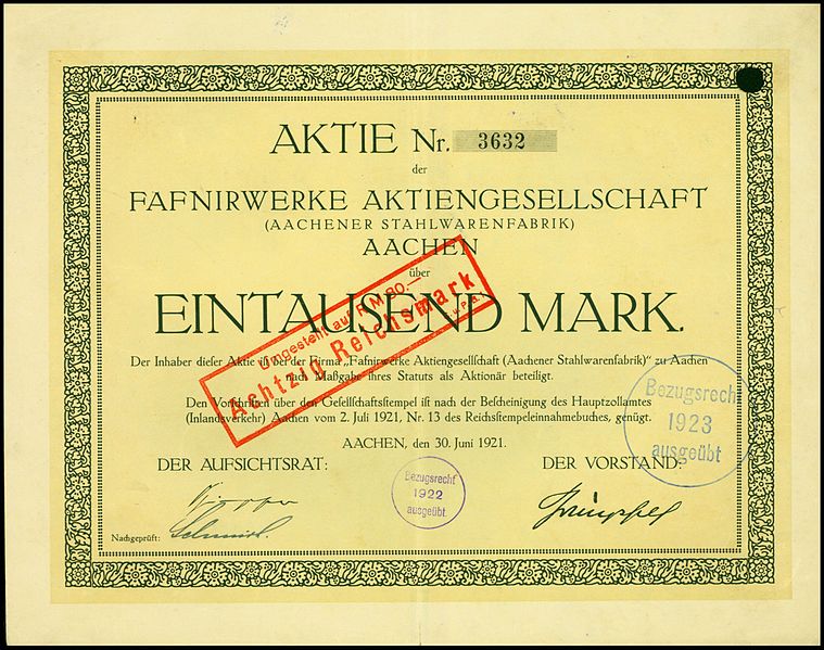 File:Fafnirwerke AG 1921 1000 Mk.jpg