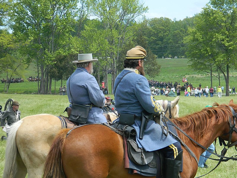 File:Fake Lee and fake Jackson surveying the fake battlefield - panoramio.jpg