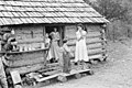 Ben Shahn. (Detail from) Family of Rehabilitation Client, Boone County, Arkansas. October 1935.