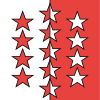 Flag of Valais, Switzerland