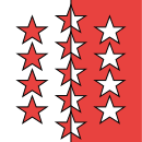 Flag of Canton of Valais.svg