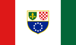 Flag of the Federation of Bosnia and Herzegovina (1996–2007).svg