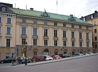 Erik Flemingin rakennuttama palatsi Tukholman kuninkaanlinnan aukiolla.[2]