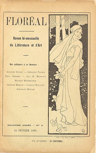 File:Floréal Deuxième année Nº 2 - 28 février 1893. Illustration d'Auguste Donnay (BNF-Gallica).jpg