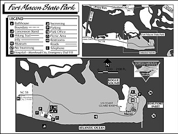 Map of Fort Macon State Park Foma.jpg